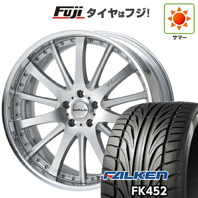 【新品国産車用5穴114.3】 夏タイヤ ホイール4本セット 265/30R22 ファルケン FK452 WALD ヴァルド ポルトフィーノ 2P P12-C 9J 22インチ(送料無料)