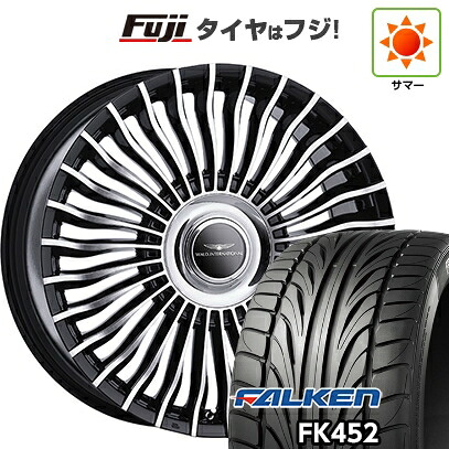 【新品国産車用5穴114.3】 夏タイヤ ホイール4本セット 265/30R22 ファルケン FK452 WALD ヴァルド レノヴァティオ 1P R21-C 9J 22インチ(送料無料)|フジコーポレーション