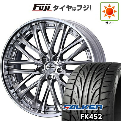 【新品国産車用5穴114.3】 夏タイヤ ホイール4本セット 265/30R22 ファルケン FK452 WEDS ウェッズ クレンツェ ベルテーラー 9J 22インチ(送料無料)