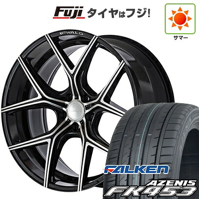 【新品国産車用5穴114.3】 夏タイヤ ホイール4本セット 245/30R22 ファルケン アゼニス FK453 WALD ヴァルド イリマ 1P I11-C 9J 22インチ(送料無料)