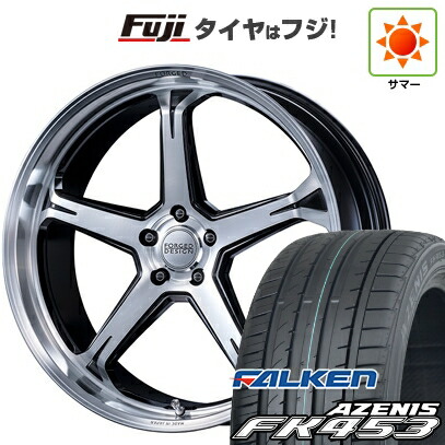 【新品】40系アルファード/ヴェルファイア用 夏タイヤ ホイール4本セット 255/30R22 ファルケン アゼニス FK453 エムズスピード FORGEDデザイン 888 9J 22インチ(送料無料)