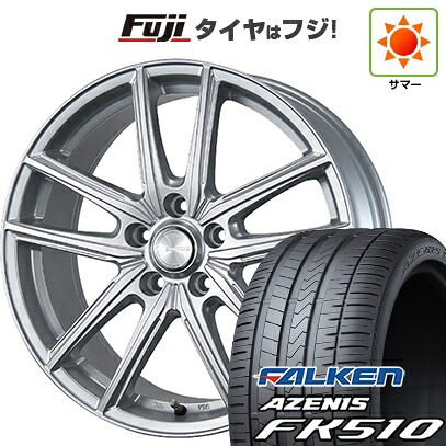 【新品国産車用5穴114.3】 夏タイヤ ホイール4本セット 215/35R19 ファルケン アゼニス FK510 ブリヂストン エコフォルム SE-20 7.5J 19インチ(送料無料)｜フジコーポレーション 109,050円