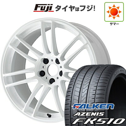 【新品国産車用5穴114.3】 夏タイヤ ホイール4本セット 215/35R19 ファルケン アゼニス FK510 WORK ワーク エモーション ZR7 8.5J 19インチ(送料無料)