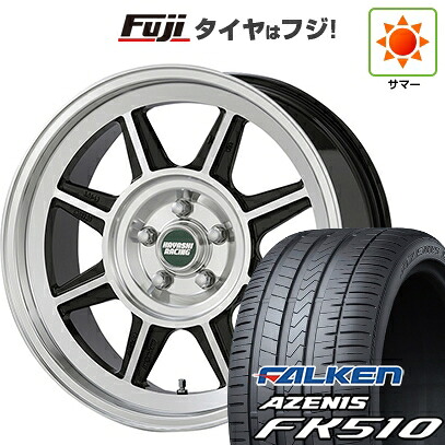 【新品国産車用5穴114.3】 夏タイヤ ホイール4本セット 215/35R19 ファルケン アゼニス FK510 ハヤシレーシング ハヤシストリート タイプSTL 8.5J 19インチ(送料無料)