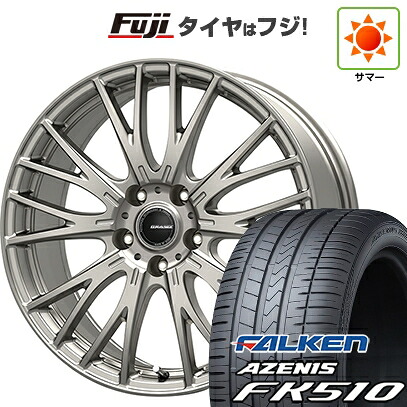 【新品国産車用5穴114.3】 夏タイヤ ホイール4本セット 235/60R18 ファルケン アゼニス FK510 SUV コーセイ クレイシズ SE48 7J 18インチ(送料無料)