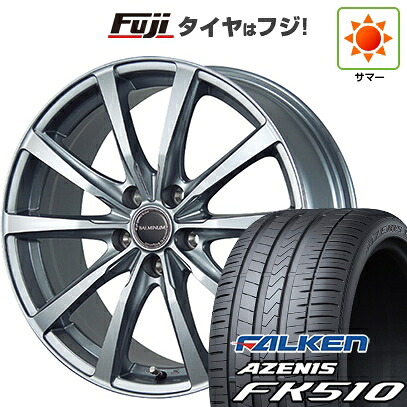 【新品国産車用5穴114.3】 夏タイヤ ホイール4本セット 215/35R19 ファルケン アゼニス FK510 ブリヂストン バルミナ LS10 7.5J 19インチ(送料無料)|フジコーポレーション