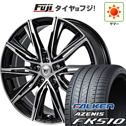 【新品国産車用5穴114.3】 夏タイヤ ホイール4本セット 215/35R19 ファルケン アゼニス FK510 モンツァ JPスタイル MJ-X 7.5J 19インチ(送料無料)