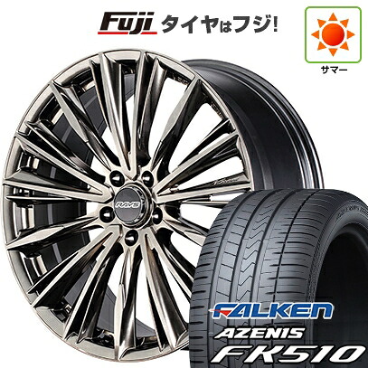 【新品国産車用5穴114.3】 夏タイヤ ホイール4本セット 235/60R18 ファルケン アゼニス FK510 SUV RAYS レイズ ベルサス クラフトコレクション ヴォウジェ LIMITED (GG) 7J 18インチ(送料無料)