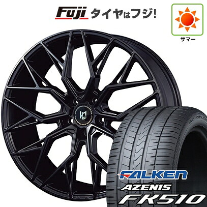 【新品国産車用5穴114.3】 夏タイヤ ホイール4本セット 235/60R18 ファルケン アゼニス FK510 SUV コーセイ レヴゲイン LM51X 8J 18インチ(送料無料)