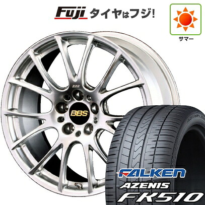 【新品国産車用5穴114.3】 夏タイヤ ホイール4本セット 235/60R18 ファルケン アゼニス FK510 SUV BBS JAPAN RE-V 7.5J 18インチ(送料無料)