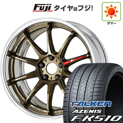 【新品国産車用5穴114.3】 夏タイヤ ホイール4本セット 215/35R19 ファルケン アゼニス FK510 WORK ワーク エモーション ZR10 2P フルリバースリム 8.5J 19インチ(送料無料)