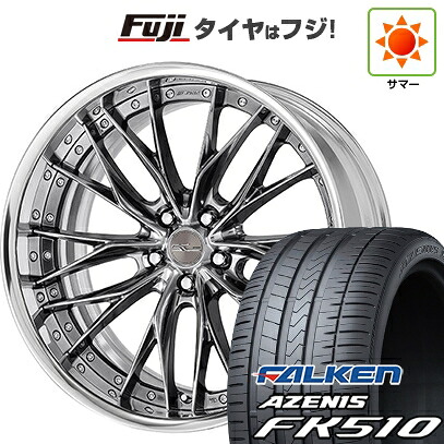 【新品国産車用5穴100】 夏タイヤ ホイール4本セット 215/35R19 ファルケン アゼニス FK510 WORK ワーク シュヴァート ブルネン 7.5J 19インチ(送料無料)