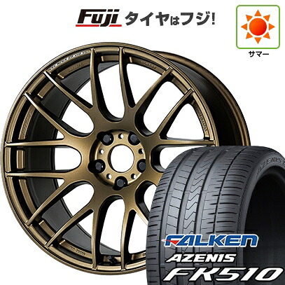 【新品国産車用5穴114.3】 夏タイヤ ホイール4本セット 215/35R19 ファルケン アゼニス FK510 WORK ワーク エモーション M8R 8.5J 19インチ(送料無料)