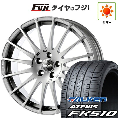 【新品国産車用5穴100】 夏タイヤ ホイール4本セット 215/35R19 ファルケン アゼニス FK510 OZ スーパーツーリズモ GT 8J 19インチ(送料無料)｜フジコーポレーション