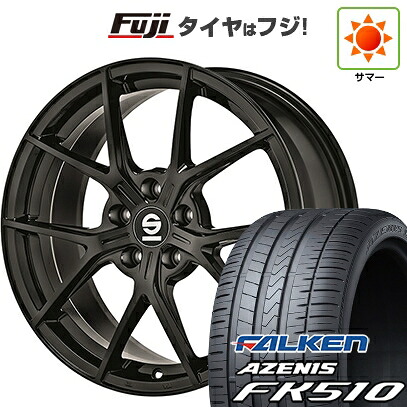 【新品国産車用5穴114.3】 夏タイヤ ホイール4本セット 215/35R19 ファルケン アゼニス FK510 OZ SPARCO ポディオ 8.5J 19インチ(送料無料)