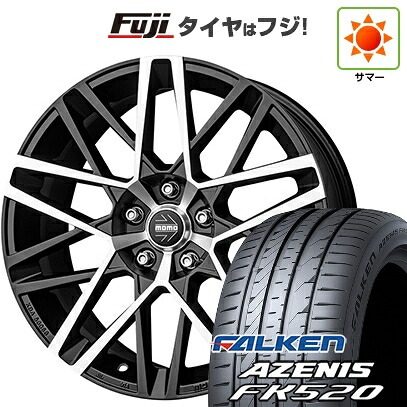 【新品国産車用5穴114.3】 夏タイヤ ホイール4本セット 225/50R18 ファルケン アゼニス FK520L モモ アベンジャー 8J 18インチ(送料無料)｜フジコーポレーション