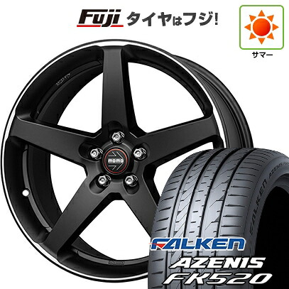 【新品国産車用5穴114.3】 夏タイヤ ホイール4本セット 225/50R18 ファルケン アゼニス FK520L モモ ファイブ 8J 18インチ(送料無料)|フジコーポレーション
