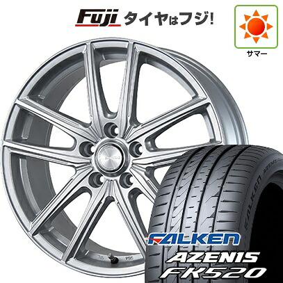 【新品国産車用5穴114.3】 夏タイヤ ホイール4本セット 235/55R19 ファルケン アゼニス FK520L ブリヂストン エコフォルム SE-20 7.5J 19インチ(送料無料)