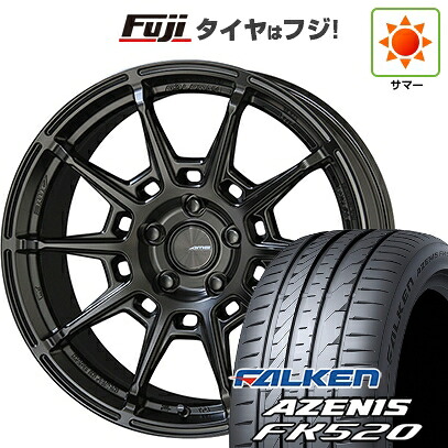 【新品国産車用5穴114.3】 夏タイヤ ホイール4本セット 235/50R18 ファルケン アゼニス FK520L 共豊 ガレルナ レフィーノ 8.5J 18インチ(送料無料)｜フジコーポレーション