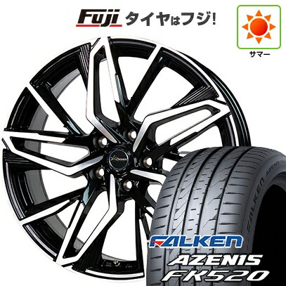 【新品国産車用5穴114.3】 夏タイヤ ホイール4本セット 235/55R19 ファルケン アゼニス FK520L ホットスタッフ クロノス CH-112 7.5J 19インチ(送料無料)