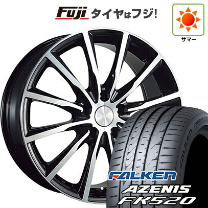 【新品国産車用5穴114.3】 夏タイヤ ホイール4本セット 245/45R19 ファルケン アゼニス FK520L ブリヂストン バルミナ A12 7.5J 19インチ(送料無料)｜フジコーポレーション