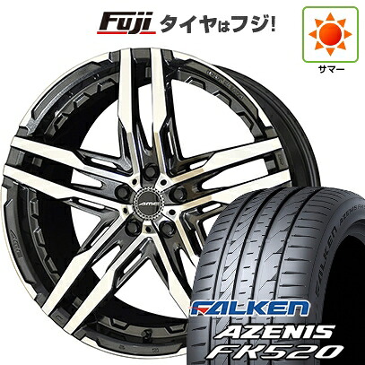 【新品国産車用5穴114.3】 夏タイヤ ホイール4本セット 225/35R19 ファルケン アゼニス FK520L 共豊 シャレン RG【限定】 8.5J 19インチ(送料無料)