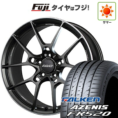 【新品国産車用5穴114.3】 夏タイヤ ホイール4本セット 245/35R19 ファルケン アゼニス FK520L RAYS レイズ ボルクレーシング G025 9J 19インチ(送料無料)