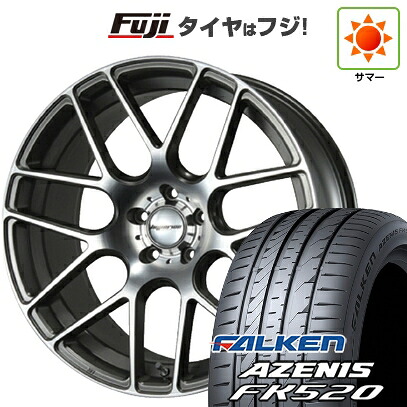 【新品国産車用5穴114.3】 夏タイヤ ホイール4本セット 225/35R19 ファルケン アゼニス FK520L MLJ ハイペリオン CVM 8.5J 19インチ(送料無料)