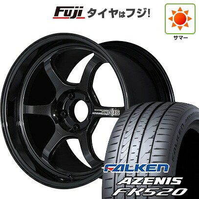 【新品国産車用5穴100】 夏タイヤ ホイール4本セット 225/55R18 ファルケン アゼニス FK520L ヨコハマ アドバンレーシング R6 8J 18インチ(送料無料)｜フジコーポレーション