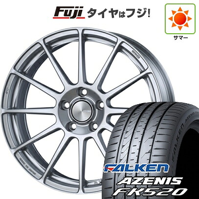 【新品国産車用5穴114.3】 夏タイヤ ホイール4本セット 225/50R18 ファルケン アゼニス FK520L ENKEI エンケイ PerformanceLine PF03 7J 18インチ(送料無料)｜フジコーポレーション