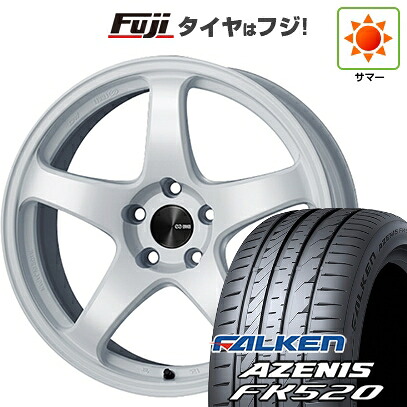【新品国産車用5穴114.3】 夏タイヤ ホイール4本セット 225/40R18 ファルケン アゼニス FK520L ENKEI エンケイ PerformanceLine PF05 8.5J 18インチ(送料無料)｜フジコーポレーション