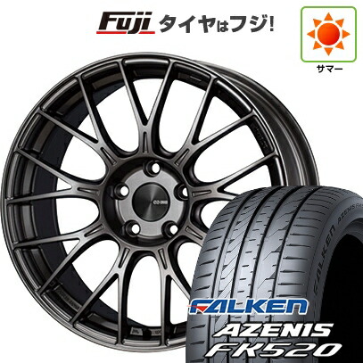 【新品国産車用5穴114.3】 夏タイヤ ホイール4本セット 225/40R18 ファルケン アゼニス FK520L ENKEI エンケイ PerformanceLine PFM1 8J 18インチ(送料無料)