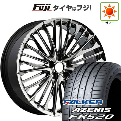 【新品国産車用5穴114.3】 夏タイヤ ホイール4本セット 245/45R20 ファルケン アゼニス FK520L WALD ヴァルド ジェニュインライン F-001 8.5J 20インチ(送料無料)