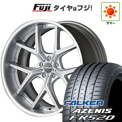 【新品国産車用5穴114.3】 夏タイヤ ホイール4本セット 255/35R20 ファルケン アゼニス FK520L WALD ヴァルド イリマ 2P I12-C 8.5J 20インチ(送料無料)