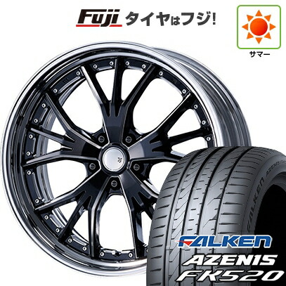 【新品国産車用5穴100】 夏タイヤ ホイール4本セット 245/45R19 ファルケン アゼニス FK520L エムズスピード JJランチャ 7.5J 19インチ(送料無料)