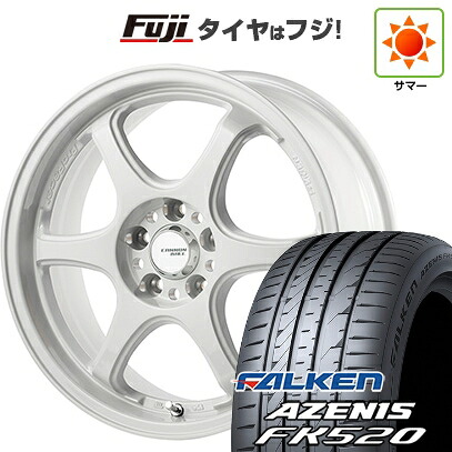 【新品国産車用5穴114.3】 夏タイヤ ホイール4本セット 225/50R18 ファルケン アゼニス FK520L ゴジゲン PROレーサー キャノンボール 7.5J 18インチ(送料無料)