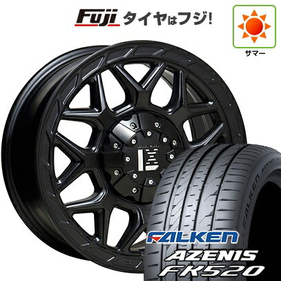 【新品国産車用5穴114.3】 夏タイヤ ホイール4本セット 245/35R20 ファルケン アゼニス FK520L オフビート レクセル インフェルノ 9J 20インチ(送料無料)