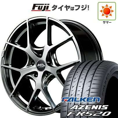 【新品国産車用5穴114.3】 夏タイヤ ホイール4本セット 215/50R18 ファルケン アゼニス FK520L MID WHEELS MID EXCLUSIVE 025F 7J 18インチ(送料無料)|フジコーポレーション