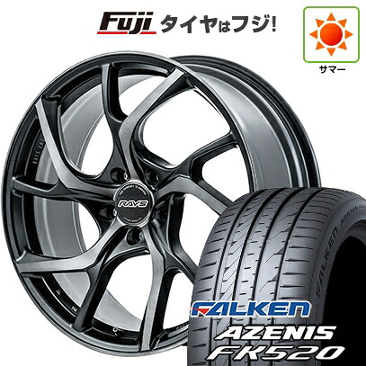 【新品国産車用5穴114.3】 夏タイヤ ホイール4本セット 225/55R19 ファルケン アゼニス FK520L RAYS レイズ VMF C-01 PREMIUM 8J 19インチ(送料無料)｜フジコーポレーション