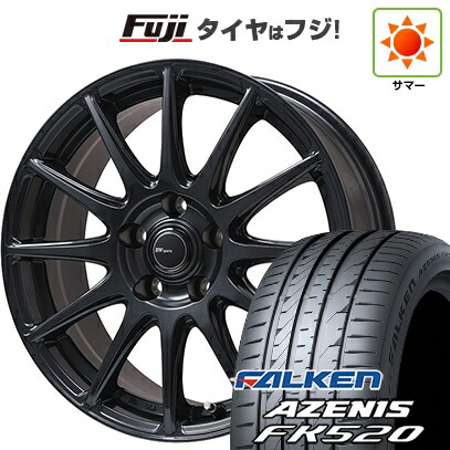 【新品国産車用5穴114.3】 夏タイヤ ホイール4本セット 225/45R18 ファルケン アゼニス FK520L ビッグウエイ BWスポーツ S-120 ダークガンメタ 7.5J 18インチ(送料無料)