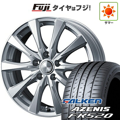 【新品国産車用5穴114.3】 夏タイヤ ホイール4本セット 225/45R18 ファルケン アゼニス FK520L WEDS ウェッズ ジョーカー スピリッツ 8J 18インチ(送料無料)