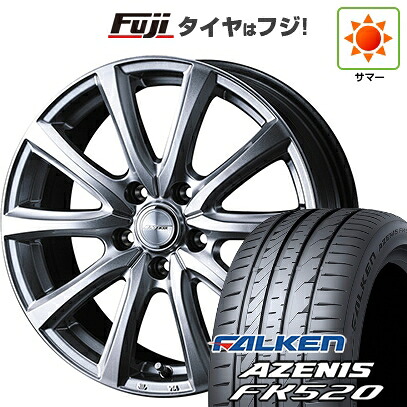 【新品国産車用5穴114.3】 夏タイヤ ホイール4本セット 225/45R18 ファルケン アゼニス FK520L WEDS ウェッズ ジョーカー スマッシュ 8J 18インチ(送料無料)