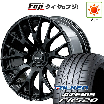 【新品国産車用5穴114.3】 夏タイヤ ホイール4本セット 245/45R19 ファルケン アゼニス FK520L RAYS レイズ ホムラ 2X9R 8J 19インチ(送料無料)｜フジコーポレーション
