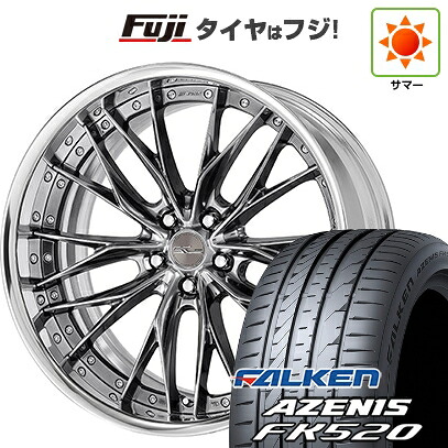 【新品国産車用5穴114.3】 夏タイヤ ホイール4本セット 225/35R19 ファルケン アゼニス FK520L WORK ワーク シュヴァート ブルネン 8.5J 19インチ(送料無料)