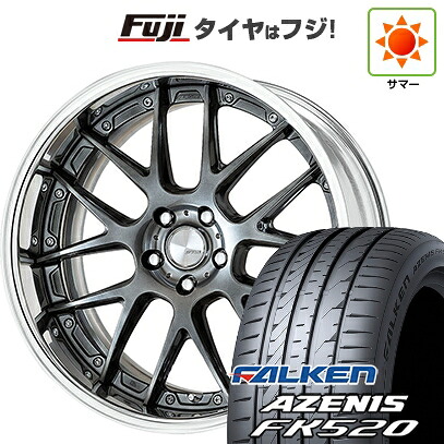【新品国産車用5穴114.3】 夏タイヤ ホイール4本セット 235/55R19 ファルケン アゼニス FK520L WORK ワーク ランベック LM7 7.5J 19インチ(送料無料)