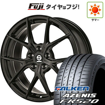 【新品国産車用5穴114.3】 夏タイヤ ホイール4本セット 225/35R19 ファルケン アゼニス FK520L OZ SPARCO ポディオ 8.5J 19インチ(送料無料) - 商品メイン画像
