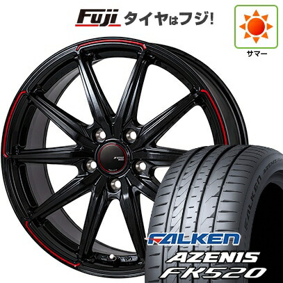 【新品国産車用5穴114.3】 夏タイヤ ホイール4本セット 215/50R18 ファルケン アゼニス FK520L モンツァ JPスタイル R55 7.5J 18インチ(送料無料)