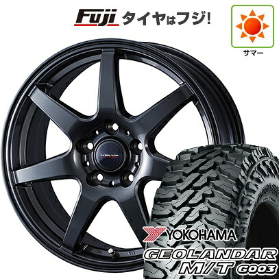 【新品国産車用5穴114.3】 夏タイヤ ホイール4本セット 225/65R17 ヨコハマ ジオランダー M/T G003 WEDS ウェッズ ヴェルバ ワンダー 7J 17インチ(送料無料)｜フジコーポレーション