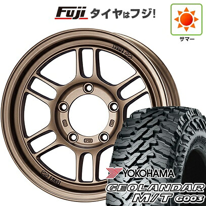 【新品】デリカD5 夏タイヤ ホイール4本セット 225/70R16 ヨコハマ ジオランダー M/T G003 ENKEI エンケイ ALLROAD RPT1 7J 16インチ(送料無料)