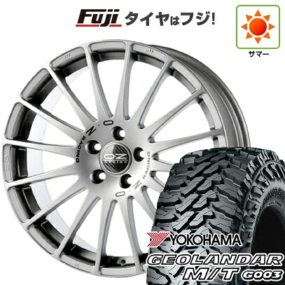 【新品国産車用5穴114.3】 夏タイヤ ホイール4本セット 225/65R17 ヨコハマ ジオランダー M/T G003 OZ スーパーツーリズモ GT 7J 17インチ(送料無料)
